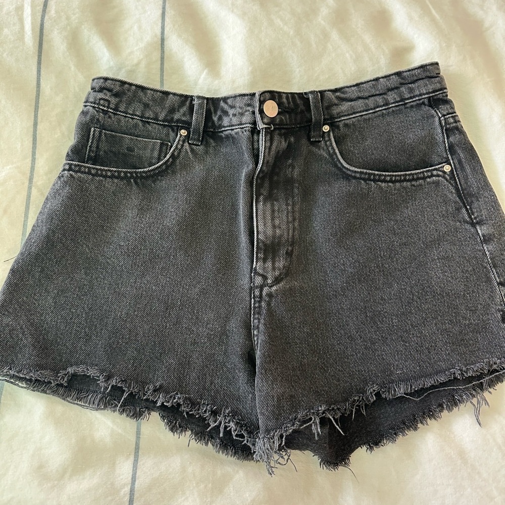 Zara black Jean shorts